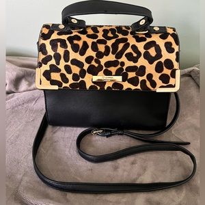 Dune London animal faux fur purse